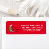 Funny Christmas Niedlich Mouse Tree Cartoon (Insitu)