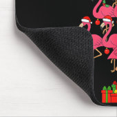 Funny Christmas Nk Flamingo Tree Holiday Bird Love Mousepad (Ecke)
