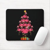 Funny Christmas Nk Flamingo Tree Holiday Bird Love Mousepad (Mit Mouse)