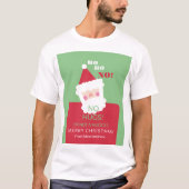 Funny Christmas No Hugs Ugly Sweater T-Shirt (Vorderseite)