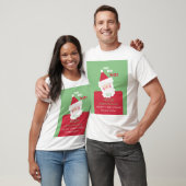 Funny Christmas No Hugs Ugly Sweater T-Shirt (Unisex)