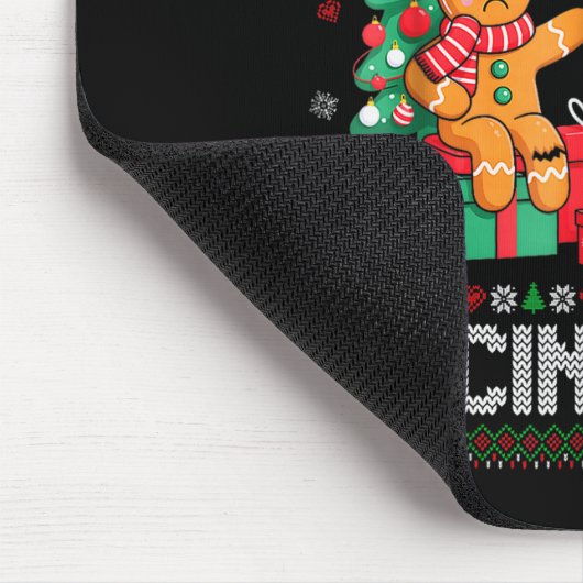 Funny Christmas Nurse Did You Try Icing It_ Ginger Mousepad (Ecke)