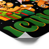 Funny Christmas Nurse Did You Try Icing It_ Ginger Poster (Ecke)