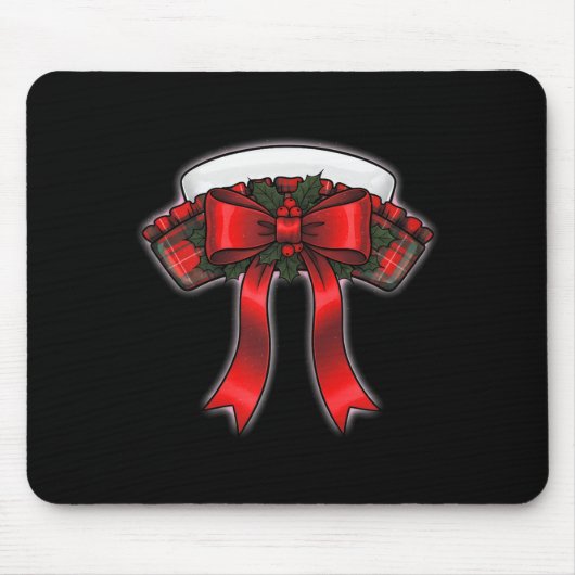 Funny Christmas Nurse Nursing Cap Women Girls Mousepad (Vorne)