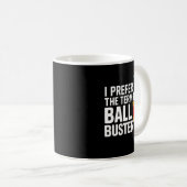 Funny Christmas Nutcracker- Ball Buster Funny Mens Kaffeetasse (VorderseiteRechts)