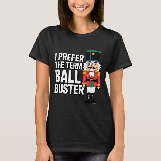 Funny Christmas Nutcracker- Ball Buster Funny Mens T-Shirt (Vorderseite)