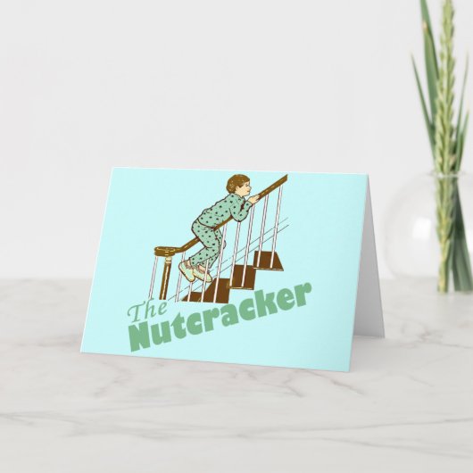 Funny Christmas Nutcracker Feiertagskarte (Vorderseite)