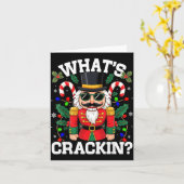 Funny Christmas Nutcracker Men Kids N Boys Whats C Karte (Gelbe Blume)