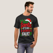 Funny Christmas Office Dear Santa It's My Coworker T-Shirt (Vorne ganz)