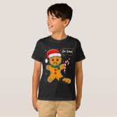 Funny Christmas Oh Snap Gingerbread Man Cookie X M T-Shirt (Vorne ganz)