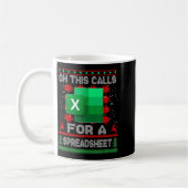 Funny Christmas Oh This Calls For A Spreadsheet Sa Kaffeetasse (Links)