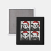 Funny Christmas Ossum Santa Photo Booth  Magnet (Vorderseite/Rückseite)