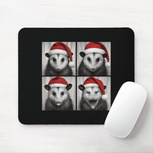 Funny Christmas Ossum Santa Photo Booth  Mousepad (Mit Mouse)