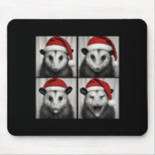 Funny Christmas Ossum Santa Photo Booth  Mousepad (Vorne)