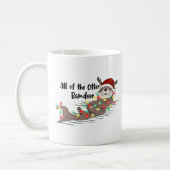 Funny Christmas Otter Kaffeetasse (Links)