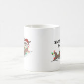 Funny Christmas Otter Kaffeetasse (Mittel)