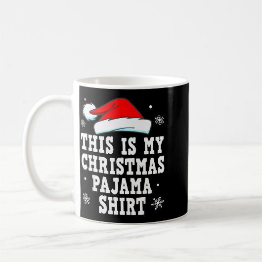 Funny Christmas Pajama Pj Outfit Mens Womens  Kaffeetasse (Links)