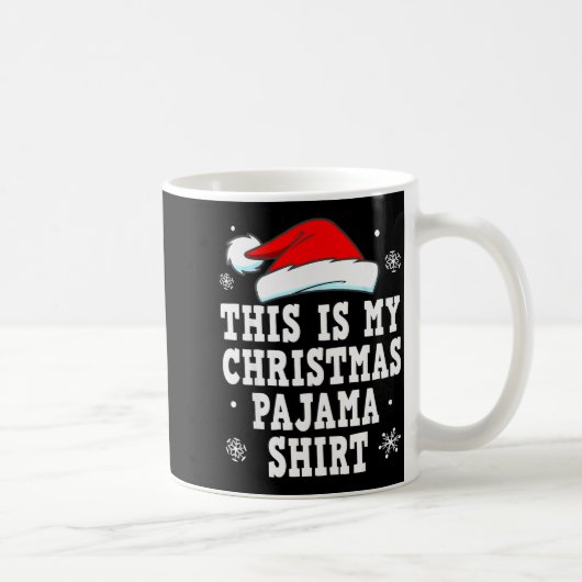 Funny Christmas Pajama Pj Outfit Mens Womens  Kaffeetasse (Rechts)
