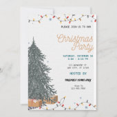 Funny Christmas Party Invitation | Playful Holiday Einladung (Vorderseite)