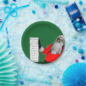 Funny Christmas Party Pappteller (Party)