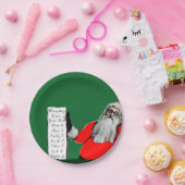 Funny Christmas Party Pappteller (Party)