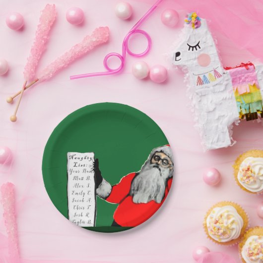 Funny Christmas Party Pappteller (Party)