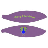 Funny Christmas Peacock Basketball (Panele)