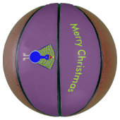 Funny Christmas Peacock Basketball (Vertikal)