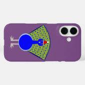 Funny Christmas Peacock Case-Mate iPhone Hülle (Rückseite (Horizontal))