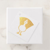 Funny Christmas Peacock Custom Foil Geschenkanhänger (Mit Box)