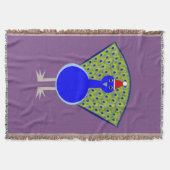 Funny Christmas Peacock Decke (Vorderseite)
