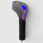 Funny Christmas Peacock Golf Headcover (angewinkelt)