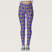 Funny Christmas Peacock Leggings (Vorderseite)