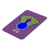 Funny Christmas Peacock Magnet (Linke Seite)