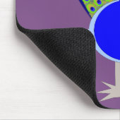 Funny Christmas Peacock Mousepad (Ecke)