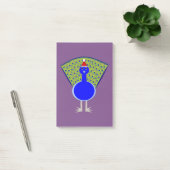 Funny Christmas Peacock Post-it Klebezettel (Büro)