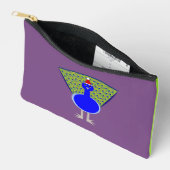 Funny Christmas Peacock Zubehörtasche (Offen)