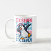 Funny Christmas Penguin Dabbing Xmas Dab Six Seven Kaffeetasse (Links)