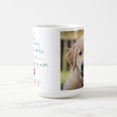 Funny Christmas Personalisiert Pet Foto Hund Vater Kaffeetasse (Mittel)
