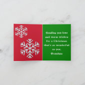 Funny Christmas personalisierte Elf Foto Feiertagskarte (Innenseite)