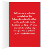 Funny Christmas Pit Bull Santa Pittbull Dog Pittie (Innen (Rechts))