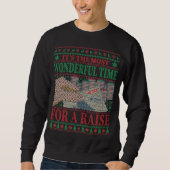 FUNNY CHRISTMAS POKER UGLY SWEATER SWEATSHIRT (Vorderseite)