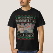 FUNNY CHRISTMAS POKER UGLY SWEATER T-Shirt (Vorderseite)