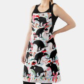 Funny Christmas Pooping Dogs Holiday Cooking  Schürze (InSitu)