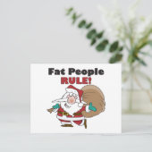 Funny Christmas Postcards Feiertagspostkarte (Stehend Vorderseite)