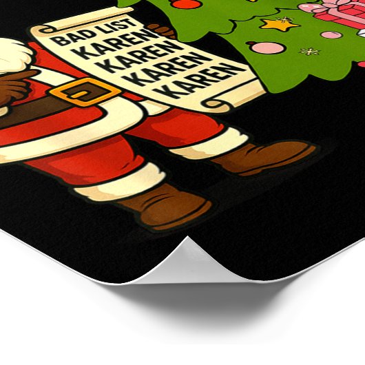 Funny Christmas  Poster (Ecke)