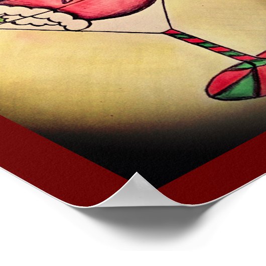 Funny Christmas Poster (Ecke)