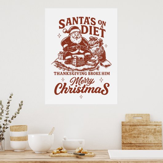 Funny Christmas  Poster (Küche)