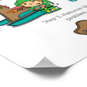 Funny Christmas Poster: Elfen bei der Problemlösun Poster (Ecke)