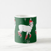 Funny Christmas Pranding Dall Sheep Ram Cup Kaffeetasse (Mittel)